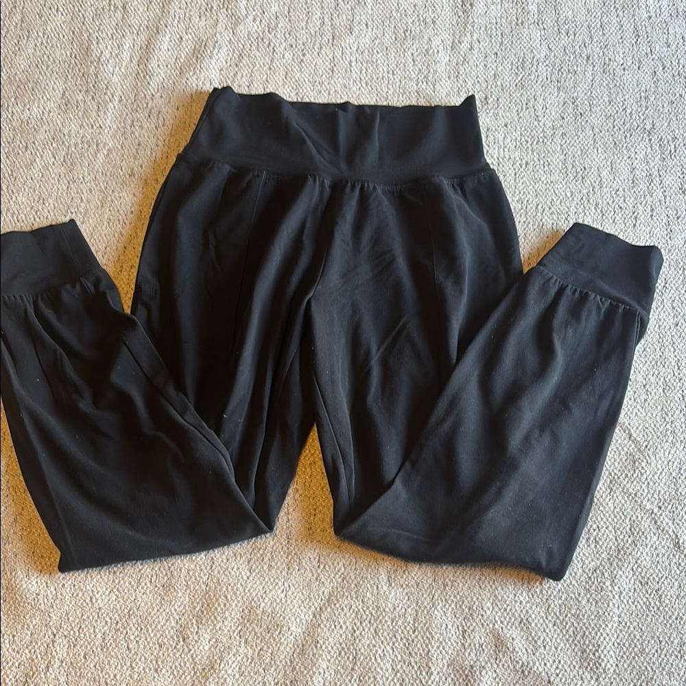 Athleta Black High-Waisted Joggers